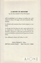 A History of Eroticism – The XXth Century Kirjat