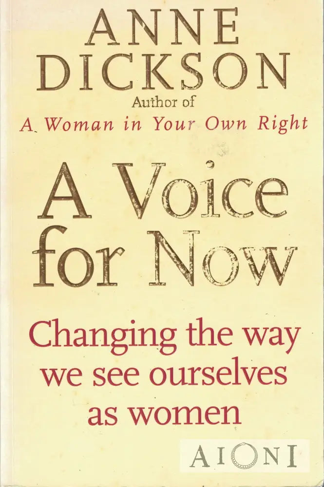 A Voice for Now Kirjat