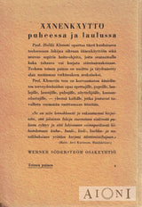 Äänenkäyttö puheessa ja laulussa Kirjat
