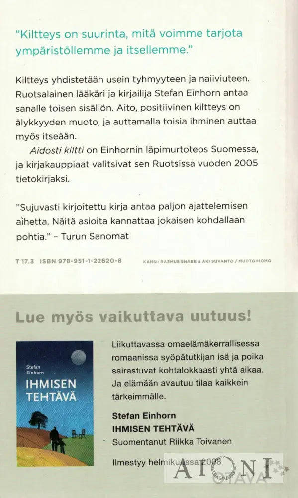 Aidosti kiltti Kirjat