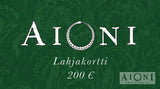 Aioni Lahjakortti (Sähköinen) 200 00 € Lahjakortti