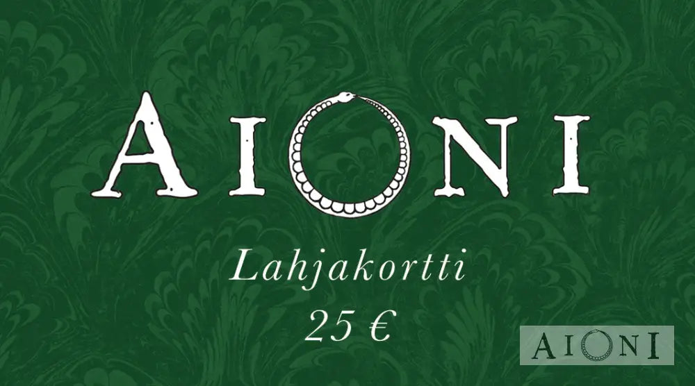 Aioni Lahjakortti (Sähköinen) 25 00 € Lahjakortti