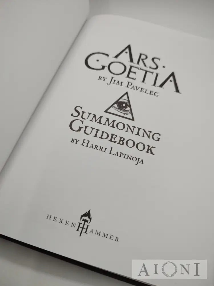 Ars Goetia Tarot – The Summoning Guidebook Kirjat