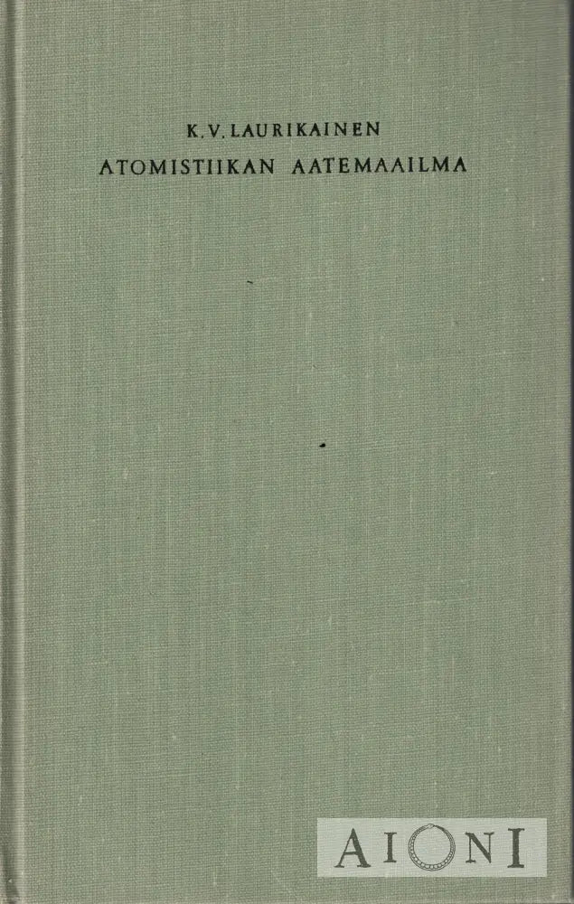 Atomistiikan aatemaailma Kirjat