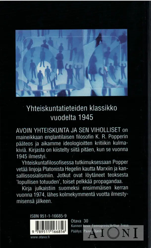 Avoin yhteiskunta ja sen viholliset Kirjat