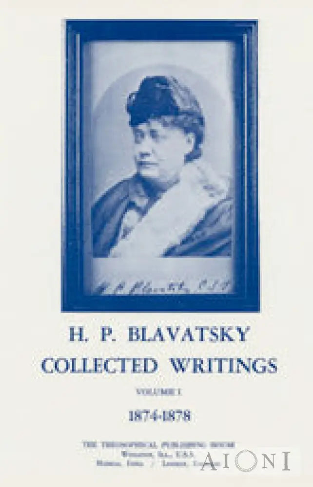 Collected Writings Vol. I (1874 - 78) Kirjat