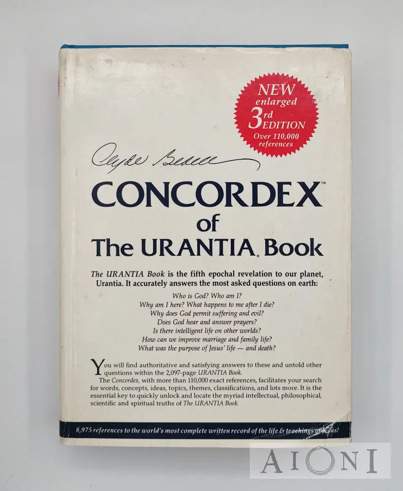 Concordex Of The Urantia Book Kirjat