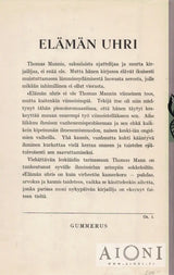 Elämän uhri Kirjat