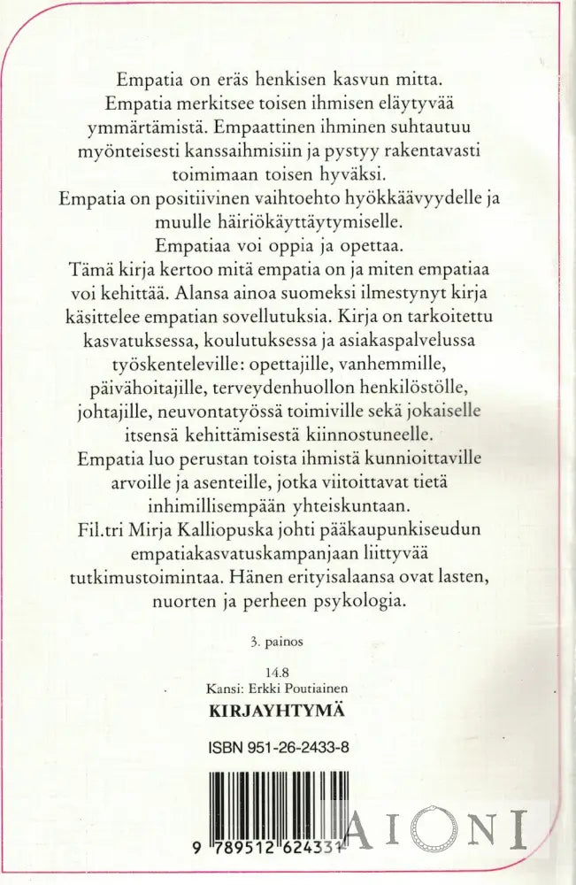 Empatia – Tie ihmisyyteen Kirjat