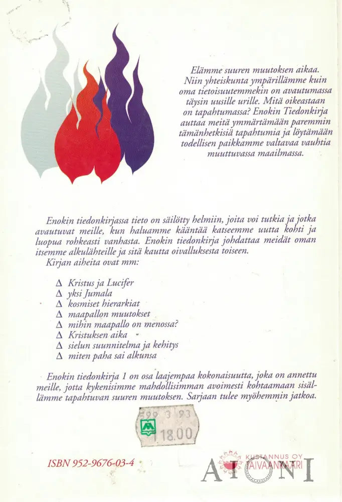 Enokin tiedonkirja 1 Kirjat