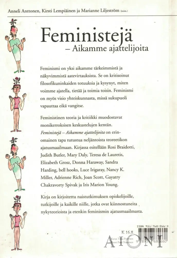 Feministejä – Aikamme ajattelijoita Kirjat