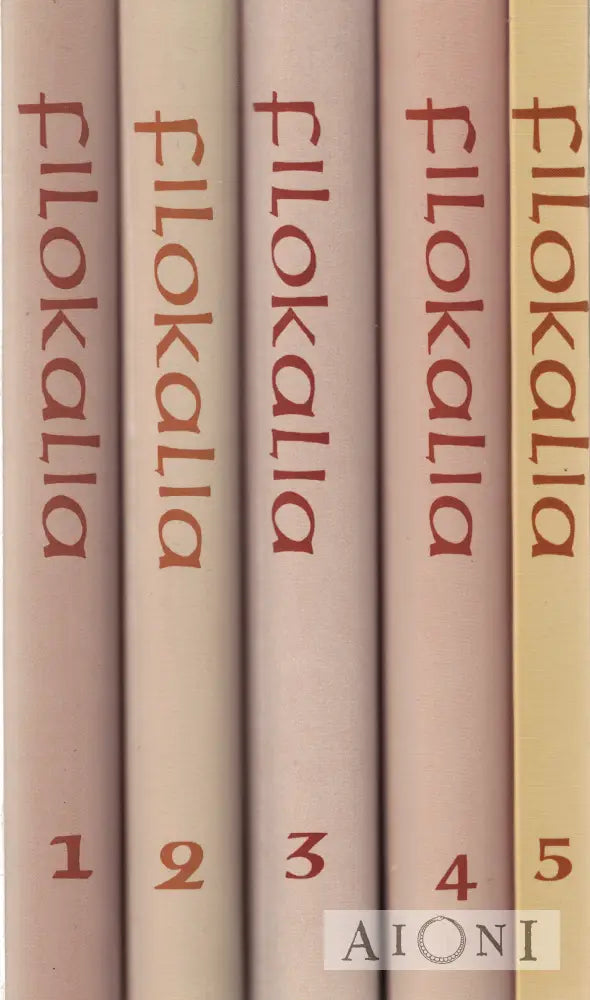 Filokalia 1-5 Kirjat