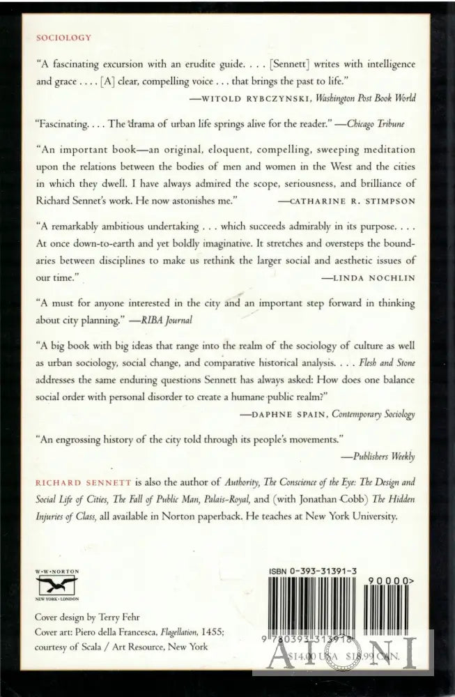 Flesh and Stone – The Body and the City in Western Civilization Kirjat