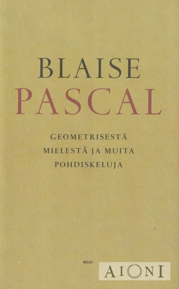 Geometrisestä mielestä ja muita pohdiskeluja Kirjat