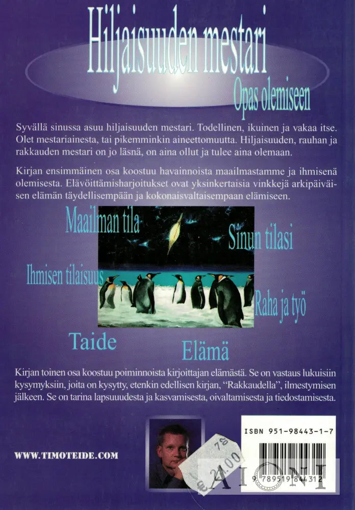 Hiljaisuuden mestari Kirjat