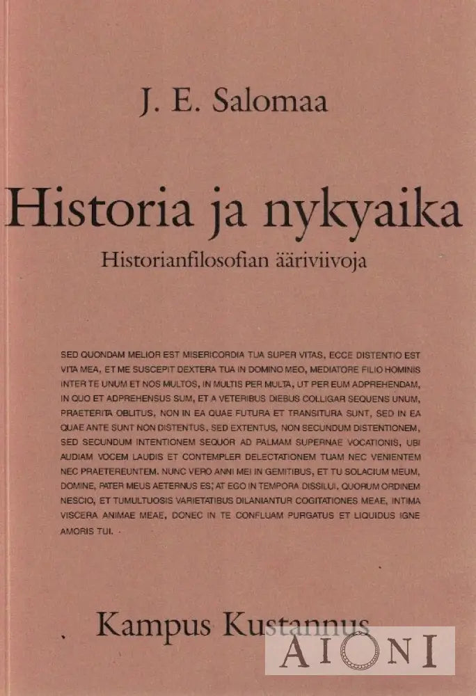 Historia ja nykyaika Kirjat