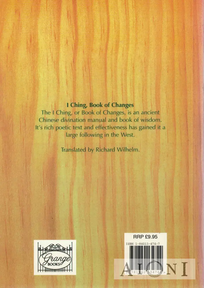 I Ching – Book of Changes Kirjat