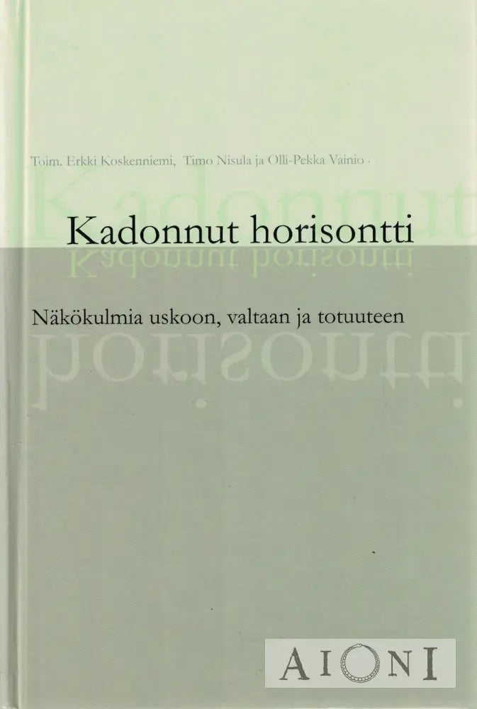 Kadonnut horisontti Kirjat