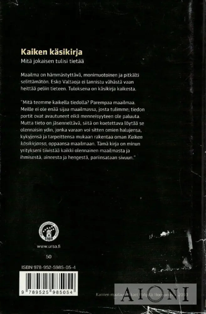 Kaiken käsikirja Kirjat