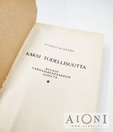Kaksi Todellisuutta Kirjat