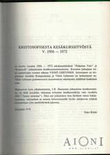 Kristosofisesta kesäkurssityöstä 1956-1972 Kirjat
