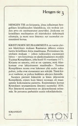 Kristuksen seuraamisesta - Kirjat