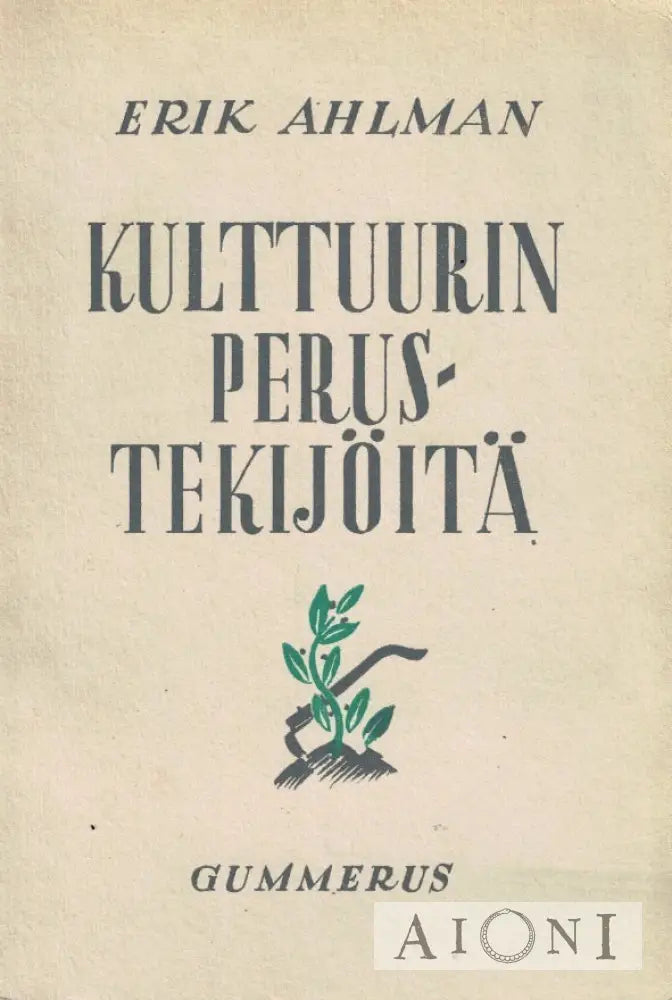 Kulttuurin perustekijöitä Kirjat