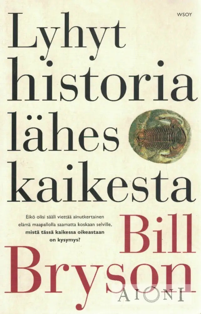 Lyhyt historia lähes kaikesta Kirjat