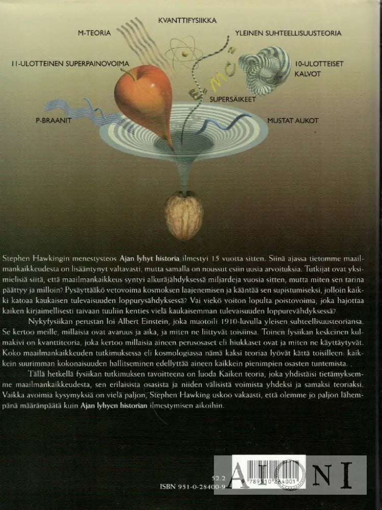 Maailmankaikkeus pähkinänkuoressa Kirjat