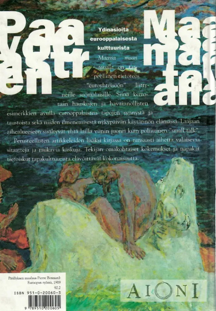 Maassa maan tavalla Kirjat