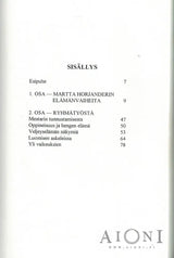 Martta Horjanderin elämänvaiheita Kirjat