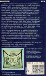 Masonic Facts & Fictions Kirjat
