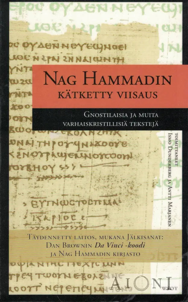 Nag Hammadin kätketty viisaus Kirjat
