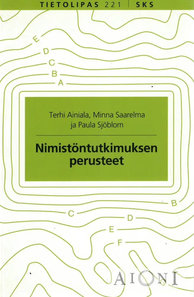 Nimistöntutkimuksen perusteet Kirjat