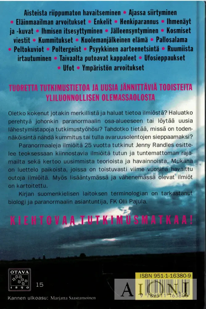 Paranormaalit ilmiöt Kirjat