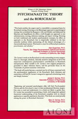 Psychoanalytic Theory and the Rorschach Kirjat