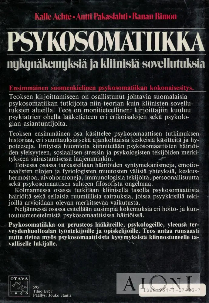 Psykosomatiikka Kirjat