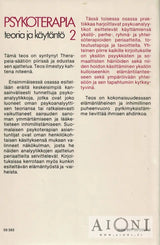 Psykoterapia – Teoria ja käytäntö 1-2 Kirjat