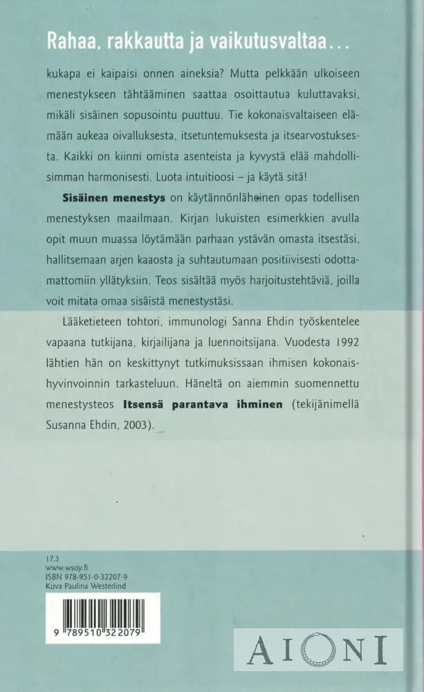 Sisäinen menestys Kirjat