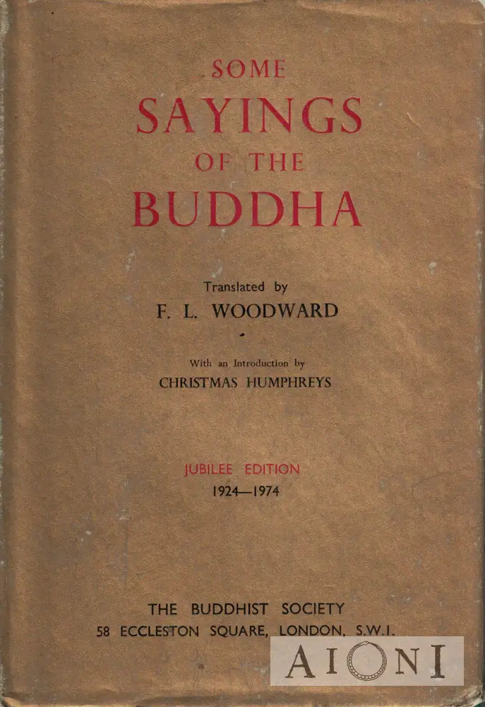 Some Sayings of the Buddha Kirjat