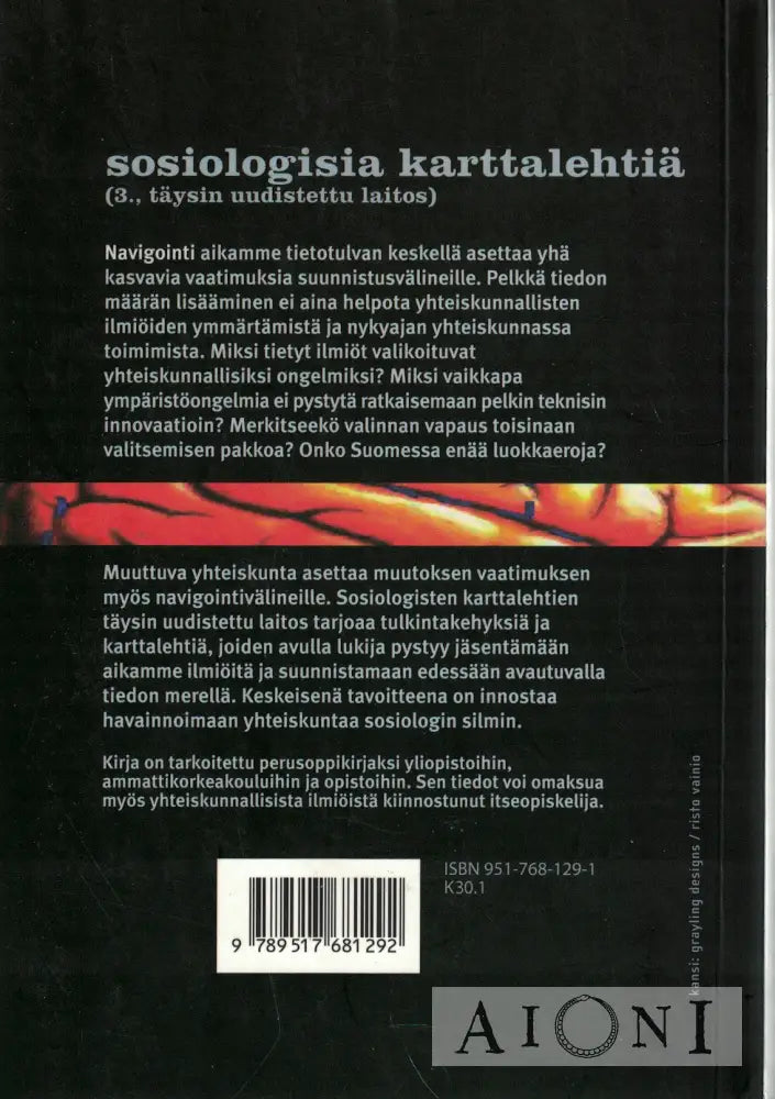 Sosiologisia karttalehtiä Kirjat