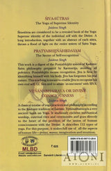 Spanda-Karikas – The Divine Creative Pulsation - Kirjat