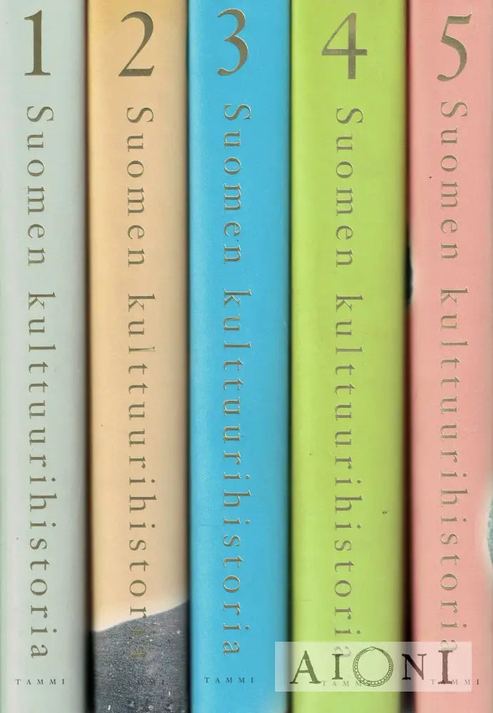 Suomen kulttuurihistoria 1-5 Kirjat