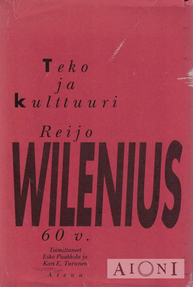 Teko ja kulttuuri Kirjat