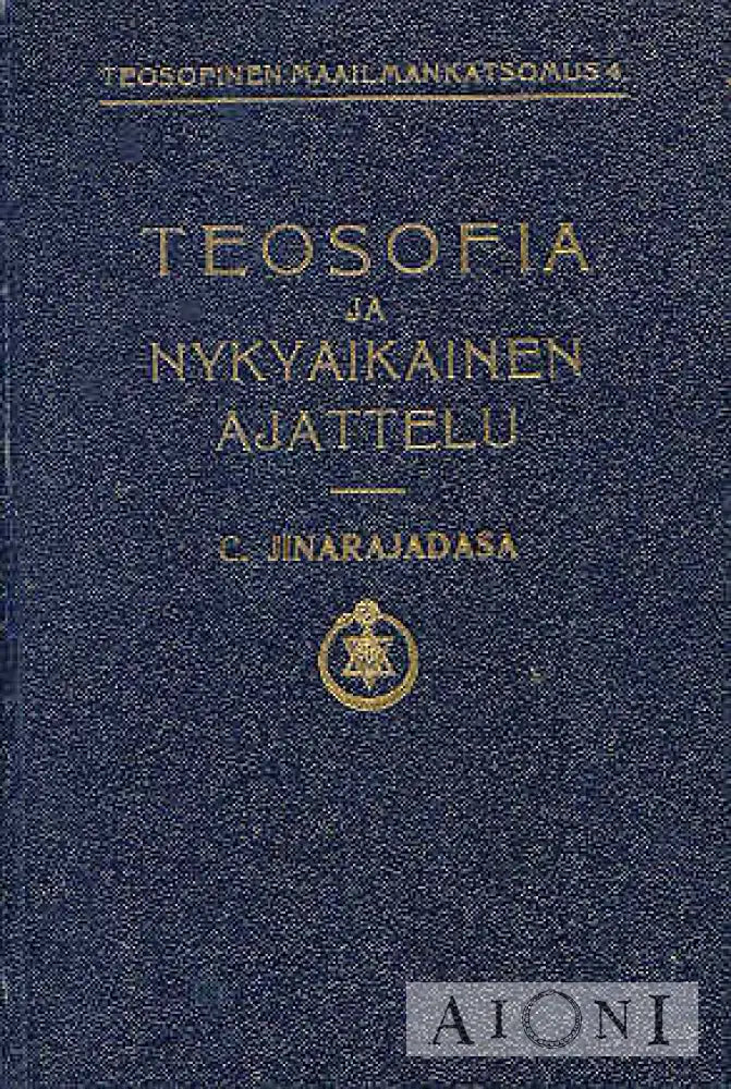 Teosofia Ja Nykyaikainen Ajattelu Kirjat