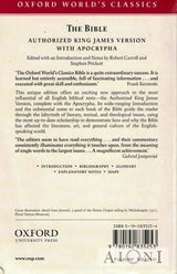 The Bible – Authorized King James Version with Apocrypha Kirjat