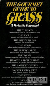 The Gourmet Guide to Grass Kirjat