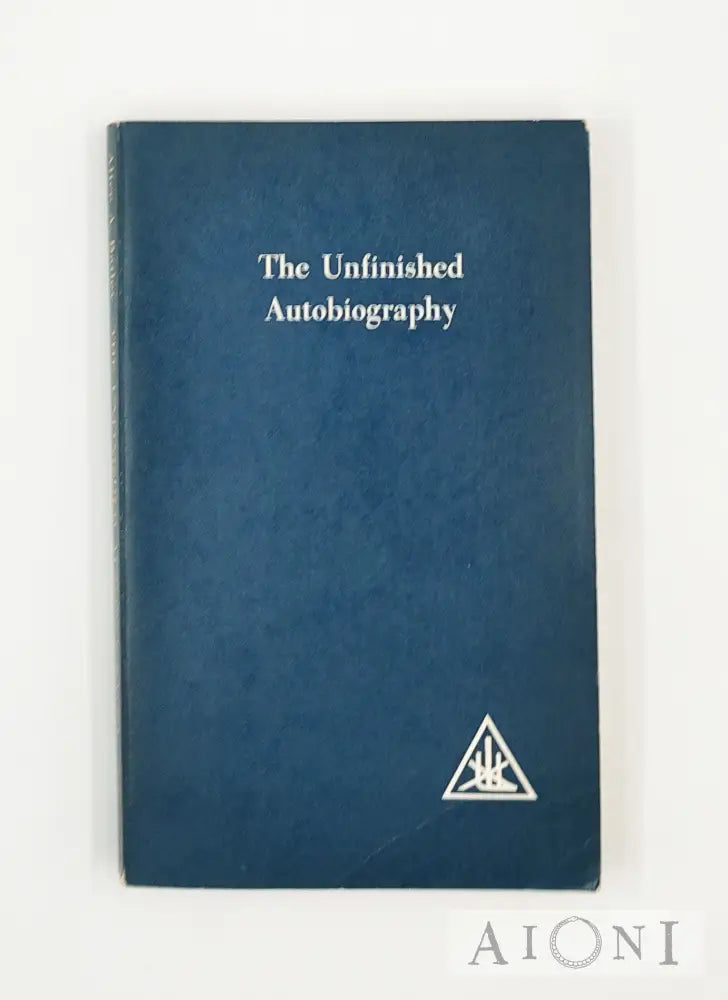The Unfinished Autobiography Kirjat