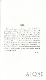 Three Prose Versions of the Secreta Secretorum Kirjat