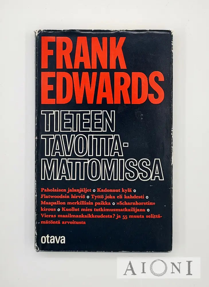 Tieteen Tavoittamattomissa Kirjat